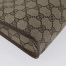 GUCCI GG Supreme Clutch Bag PVC Beige Gold 156 01 061 Auth fm5115-10