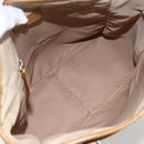 Christian Dior Trotter Canvas Tote Bag Beige Silver Auth fm5121-15
