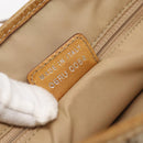 Christian Dior Trotter Canvas Tote Bag Beige Silver Auth fm5121-21
