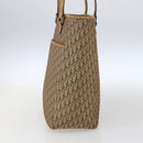Christian Dior Trotter Canvas Tote Bag Beige Silver Auth fm5121-5