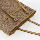 Christian Dior Trotter Canvas Tote Bag Beige Silver Auth fm5121-6