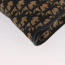 Christian Dior Trotter Canvas Oblique Rabbit Mini Roller Bag Navy Auth fm5122-16
