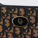 Christian Dior Trotter Canvas Oblique Rabbit Mini Roller Bag Navy Auth fm5122-17
