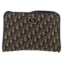 Christian Dior Trotter Canvas Oblique Rabbit Mini Roller Bag Navy Auth fm5122-13