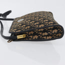 Christian Dior Trotter Canvas Oblique Rabbit Mini Roller Bag Navy Auth fm5122-4