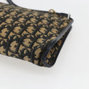 Christian Dior Trotter Canvas Oblique Rabbit Mini Roller Bag Navy Auth fm5123-12