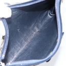 Christian Dior Trotter Canvas Oblique Rabbit Mini Roller Bag Navy Auth fm5123-16