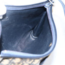 Christian Dior Trotter Canvas Oblique Rabbit Mini Roller Bag Navy Auth fm5123-17