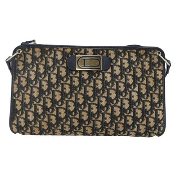 Christian Dior Trotter Canvas Oblique Rabbit Mini Roller Bag Navy Auth fm5123 - 0