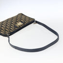 Christian Dior Trotter Canvas Oblique Rabbit Mini Roller Bag Navy Auth fm5123-7