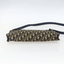 Christian Dior Trotter Canvas Oblique Rabbit Mini Roller Bag Navy Auth fm5123-9