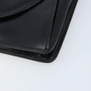 Christian Dior Shoulder Bag Leather Black Gold Auth fm5126-15