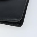 Christian Dior Shoulder Bag Leather Black Gold Auth fm5126-17