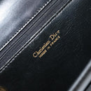 Christian Dior Shoulder Bag Leather Black Gold Auth fm5126-20