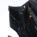 Christian Dior Shoulder Bag Leather Black Gold Auth fm5126-22
