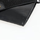 Christian Dior Shoulder Bag Leather Black Gold Auth fm5127-10