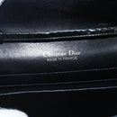 Christian Dior Shoulder Bag Leather Black Gold Auth fm5127-16