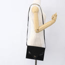 Christian Dior Shoulder Bag Leather Black Gold Auth fm5127-21
