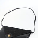 Christian Dior Shoulder Bag Leather Black Gold Auth fm5127-8