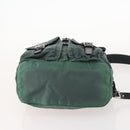 PRADA Backpack Nylon Green Silver Auth fm5140-5