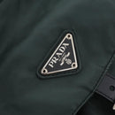 PRADA Backpack Nylon Green Silver Auth fm5140-20