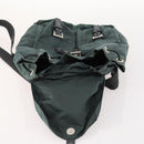 PRADA Backpack Nylon Green Silver Auth fm5140-9