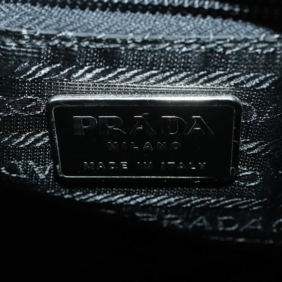 PRADA Backpack Nylon Green Silver Auth fm5140