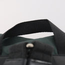 PRADA Backpack Nylon Green Silver Auth fm5140-14