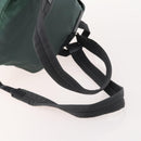 PRADA Backpack Nylon Green Silver Auth fm5140-8
