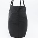 PRADA Tote Bag Nylon Black Silver Auth fm5142-3