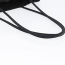 PRADA Tote Bag Nylon Black Silver Auth fm5142-7