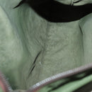 PRADA Shoulder Bag Nylon Green Silver Auth fm5146-11