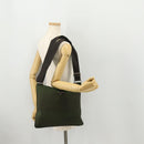 PRADA Shoulder Bag Nylon Green Silver Auth fm5146-21