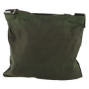 PRADA Shoulder Bag Nylon Green Silver Auth fm5146-2