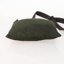 PRADA Shoulder Bag Nylon Green Silver Auth fm5146-5