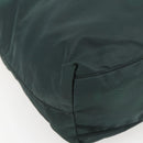 PRADA Tragetasche Nylon Grün Silber Auth fm5147-11