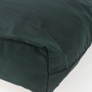PRADA Tragetasche Nylon Grün Silber Auth fm5147-12