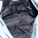 PRADA Tragetasche Nylon Grün Silber Auth fm5147-17
