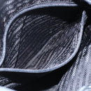 PRADA Tragetasche Nylon Grün Silber Auth fm5147-21