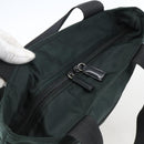 PRADA Tragetasche Nylon Grün Silber Auth fm5147-6