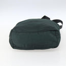 PRADA Tragetasche Nylon Grün Silber Auth fm5147-9