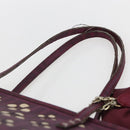 FENDI Zucca Canvas Handtas PVC Paars goud Auth fm5149-8