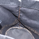 FENDI Hand Bag Nylon Black Gold Auth fm5150-17