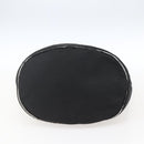 FENDI Hand Bag Nylon Black Gold Auth fm5150-5