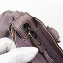 Salvatore Ferragamo Gancini Tote Bag Leather Purple Auth fm5151-15