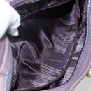 Salvatore Ferragamo Gancini Tote Bag Leather Purple Auth fm5151-21