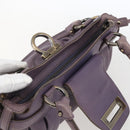 Salvatore Ferragamo Gancini Tote Bag Leather Purple Auth fm5151-6