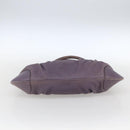 Salvatore Ferragamo Gancini Tote Bag Leather Purple Auth fm5151-9