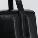 Salvatore Ferragamo Gancini Tote Bag Leather Black Gold Auth fm5152-3