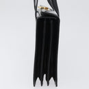 Salvatore Ferragamo Gancini Tote Bag Leather Black Gold Auth fm5152-4